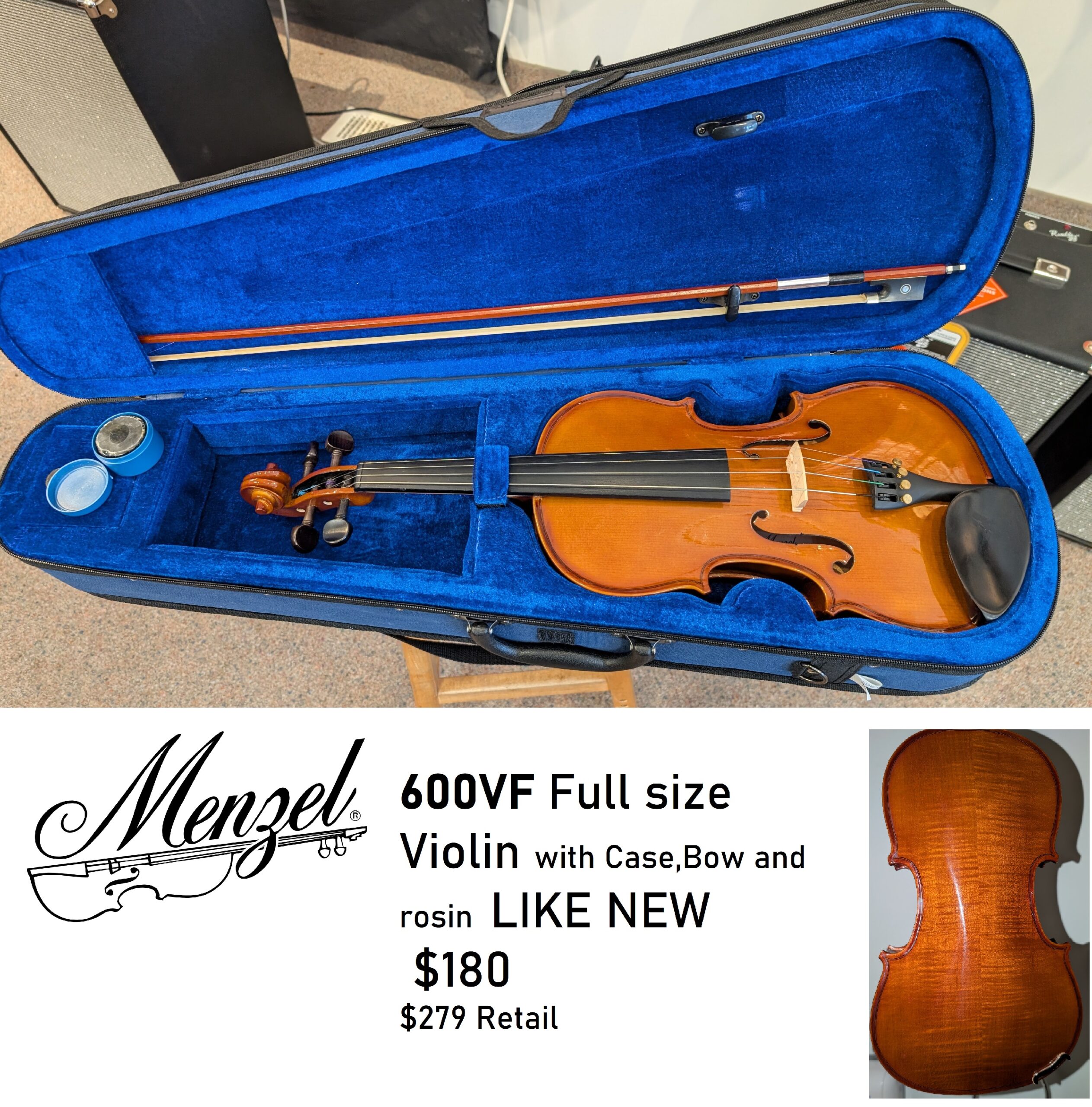 Menzel 600 violin