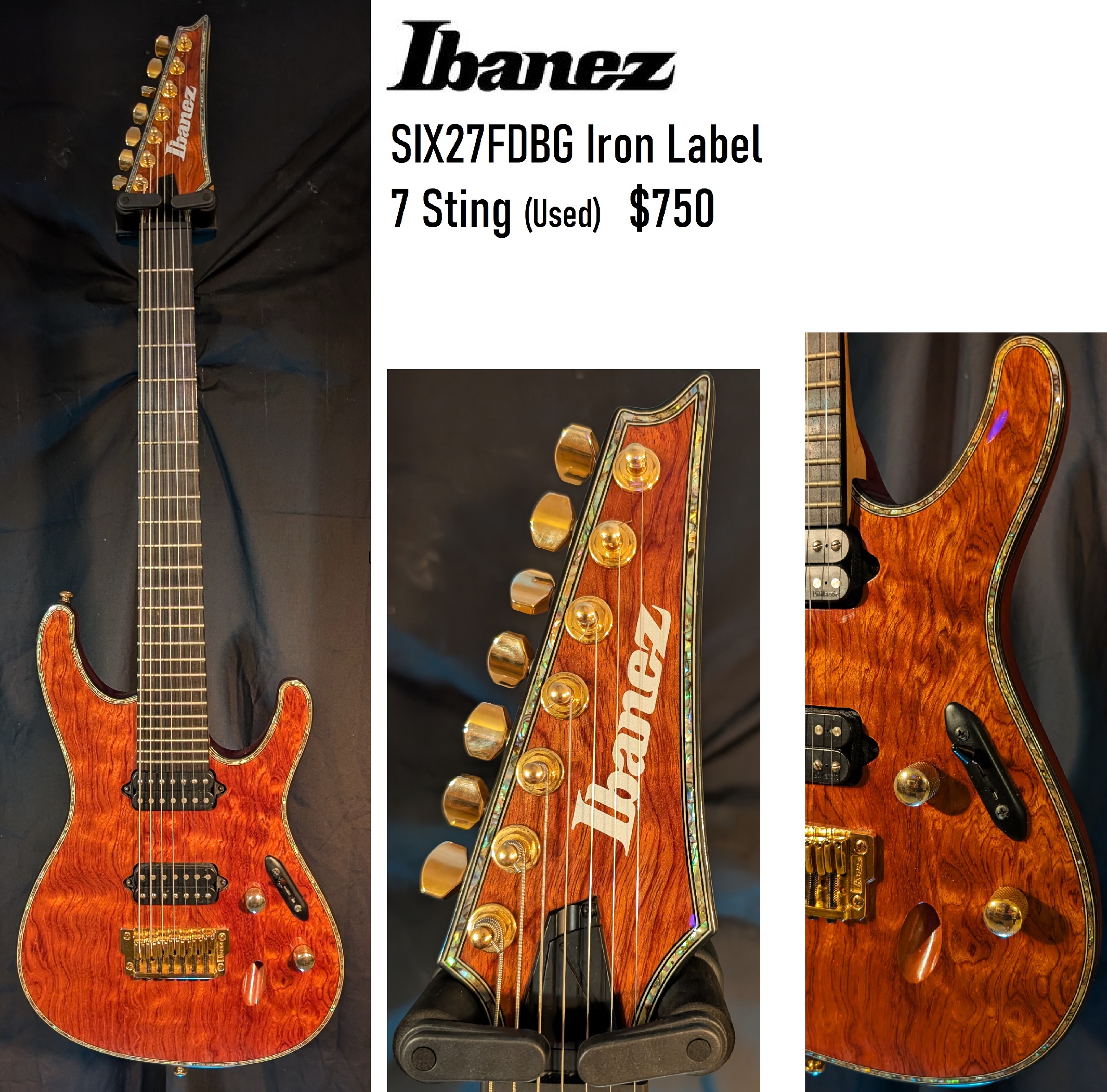 Ibanez 7 string iron